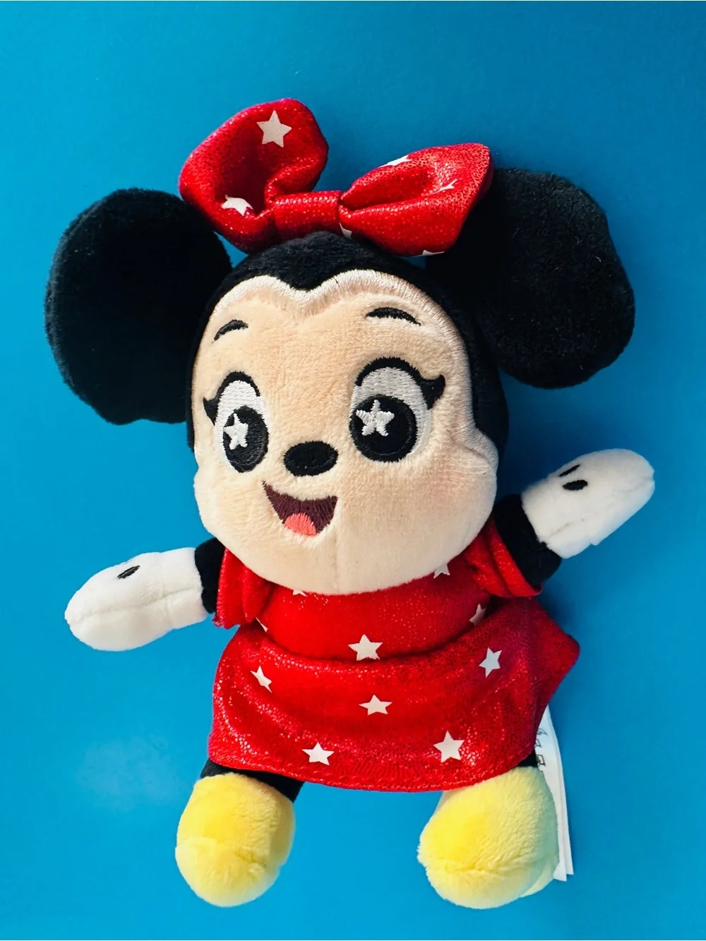 Disney Parks Mickey & Friends Wishes Shimmer Minnie Mouse Plush 2025 5.5”